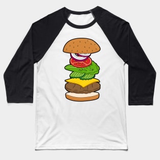 Burger Baseball T-Shirt